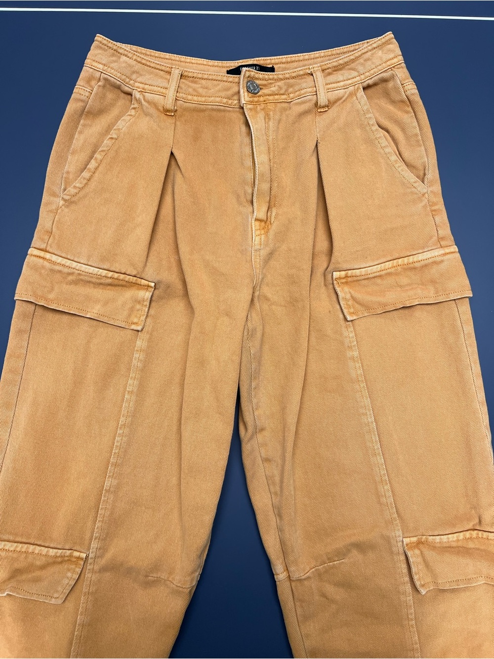 Forever 21 Caramel Cargo Pants